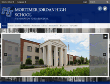 Tablet Screenshot of mortimerjordanhigh.jefcoed.com