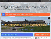 Tablet Screenshot of fultondaleel.jefcoed.com