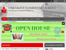 Tablet Screenshot of oakgroveel.jefcoed.com