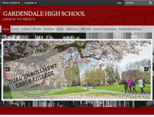 Tablet Screenshot of gardendalehigh.jefcoed.com